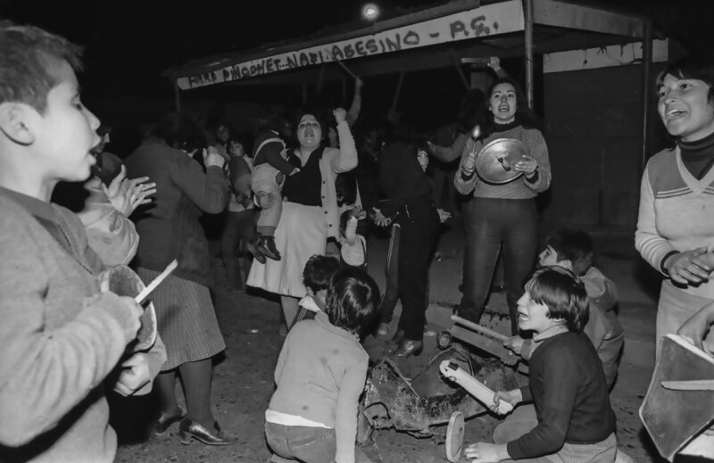 Jornada de protesta, 1983. Fotografía de Kena Lorenzini.