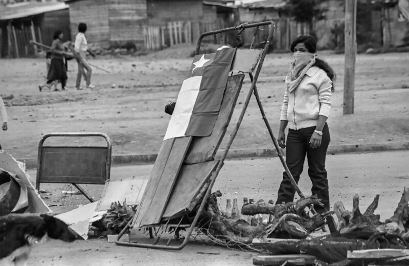 Retoma de terrenos en Puente Alto, 1984. Fotografía de Kena Lorenzini